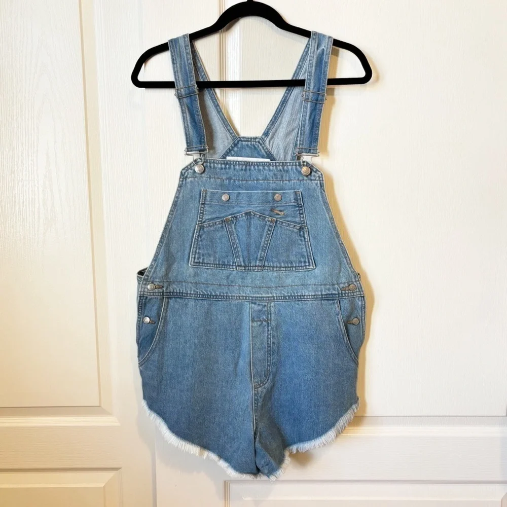 The Laundry Room Little Howdies Overalls Shorts Women’s Medium/Large - Picture 4 of 13